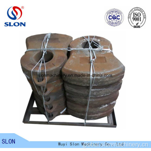 Shredder Replacement Parts Manganese Steel Shredder Stone Impact Crusher Manufactory